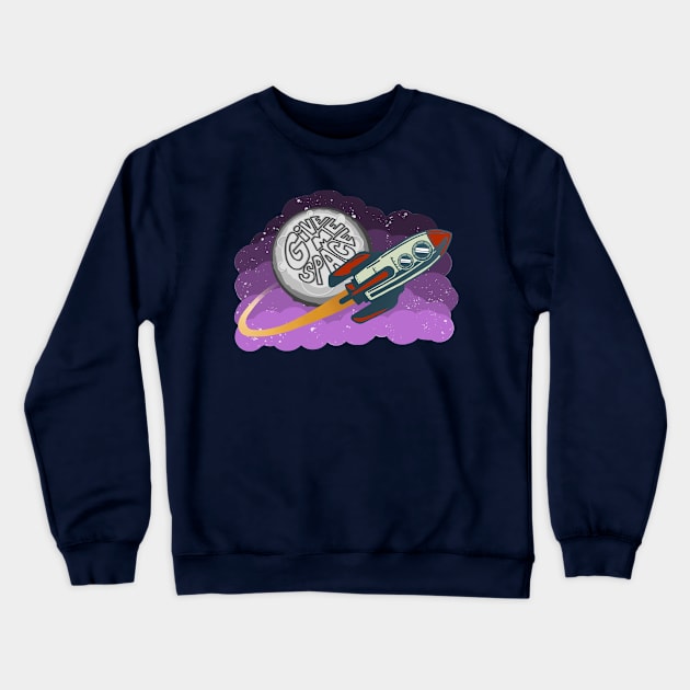 I Need Space Crewneck Sweatshirt by Owllee Designs